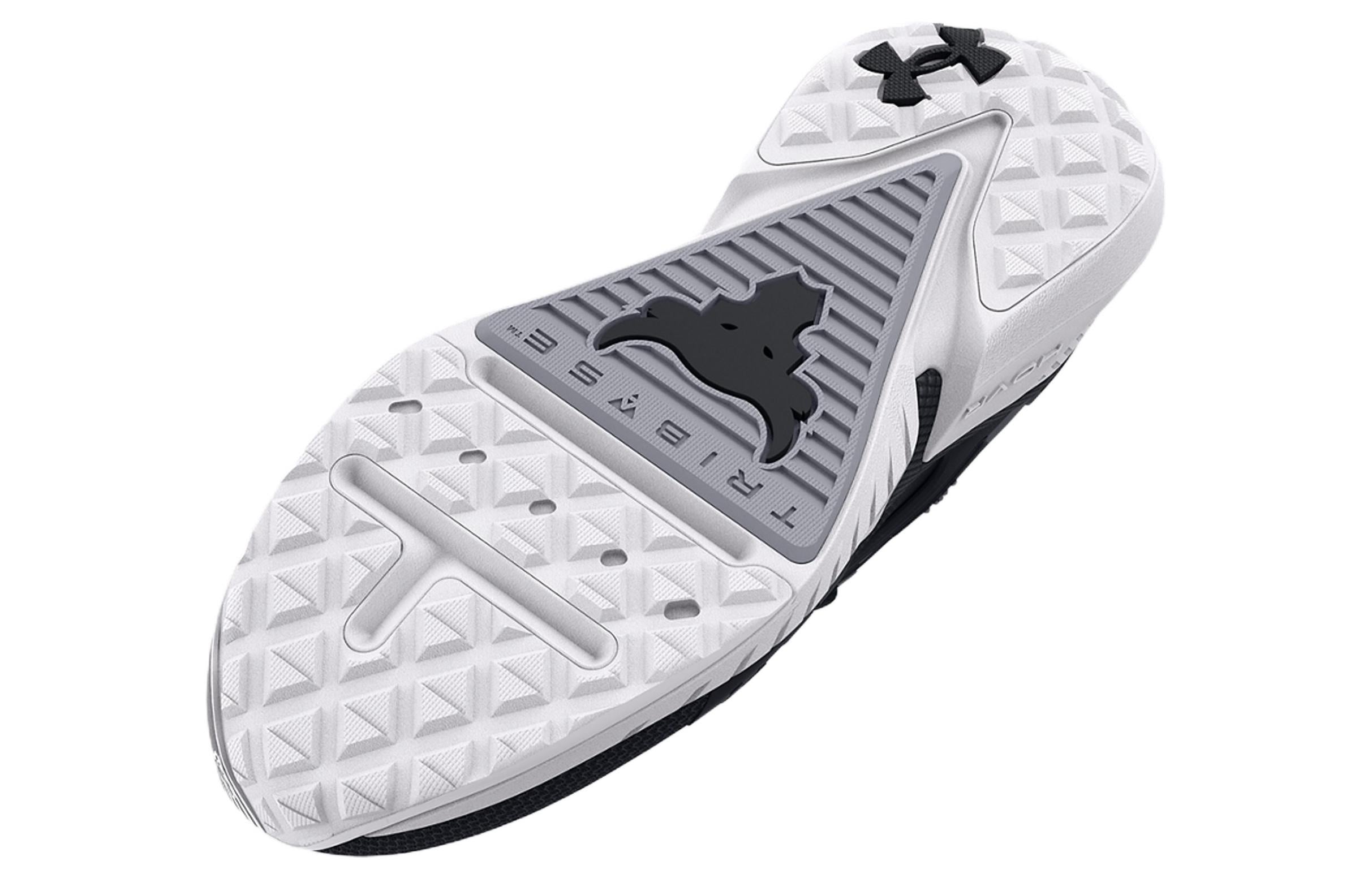 (WMNS) Under Armour Project Rock 5 'Black White' 3025436-003 - 5