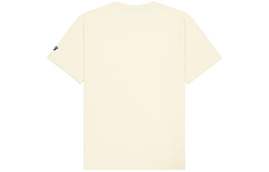 New Balance Small NBSC Graphic T-Shirt 'Beige Navy' AMT42331-CAU - 2