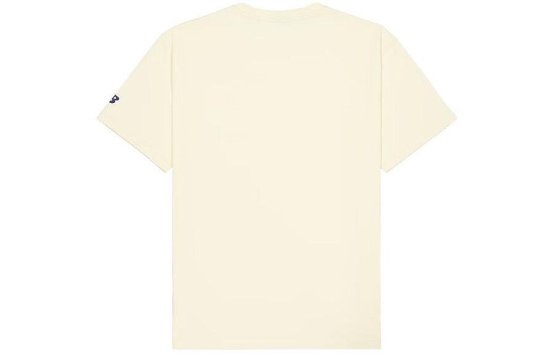 New Balance New Balance Small NBSC Graphic T-Shirt 'Beige Navy' AMT42331-CAU outlook