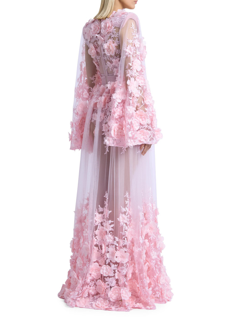 Women's Isadora Floral Applique Gown & Bodysuit - Blush 4