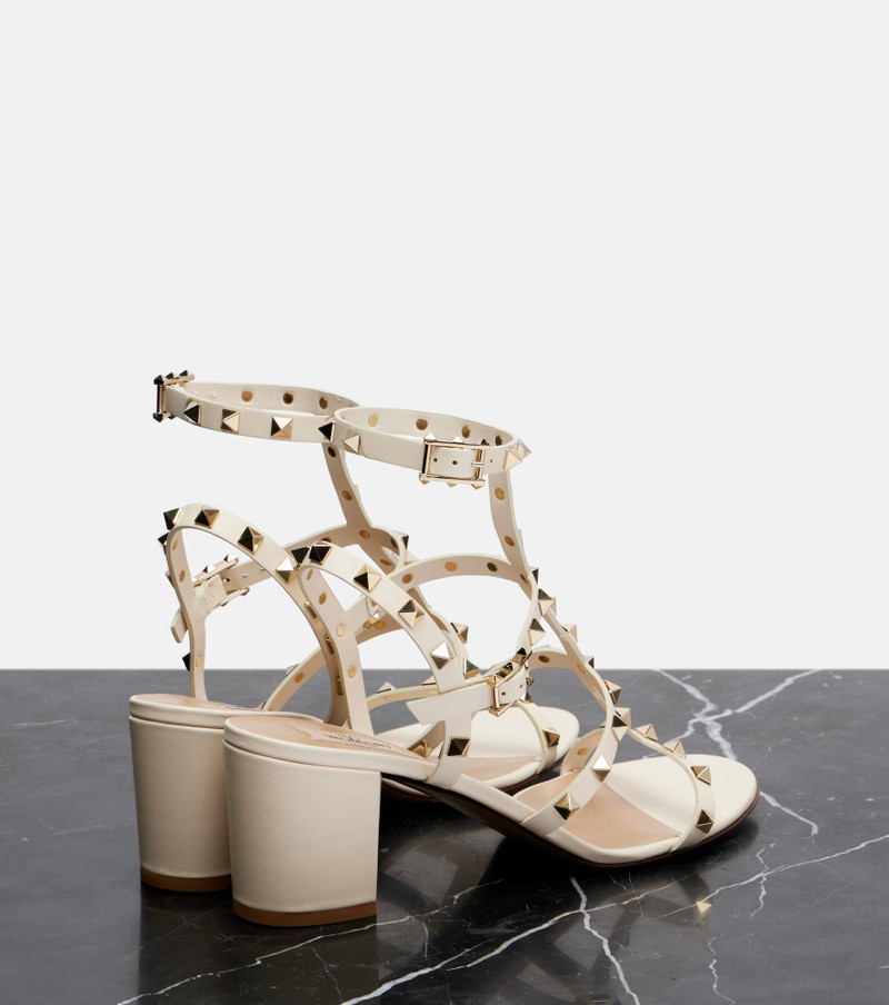 Valentino Rockstud 60 leather sandals outlook