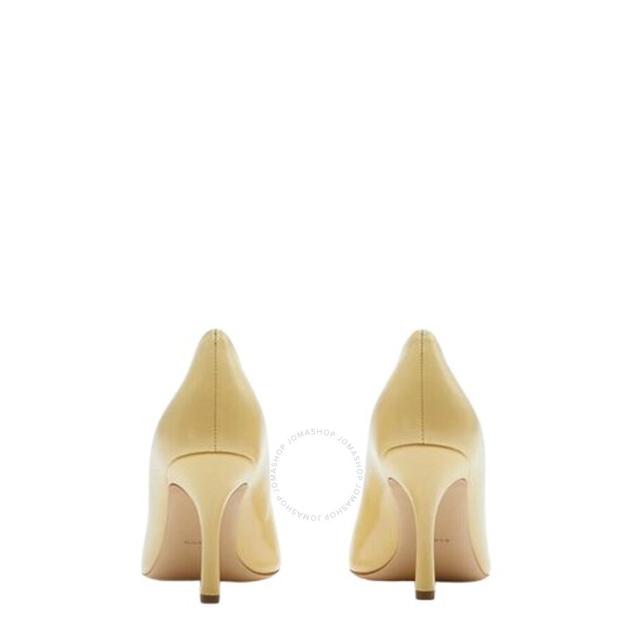 Burberry Leather Baby Pumps in Daffodil - 3