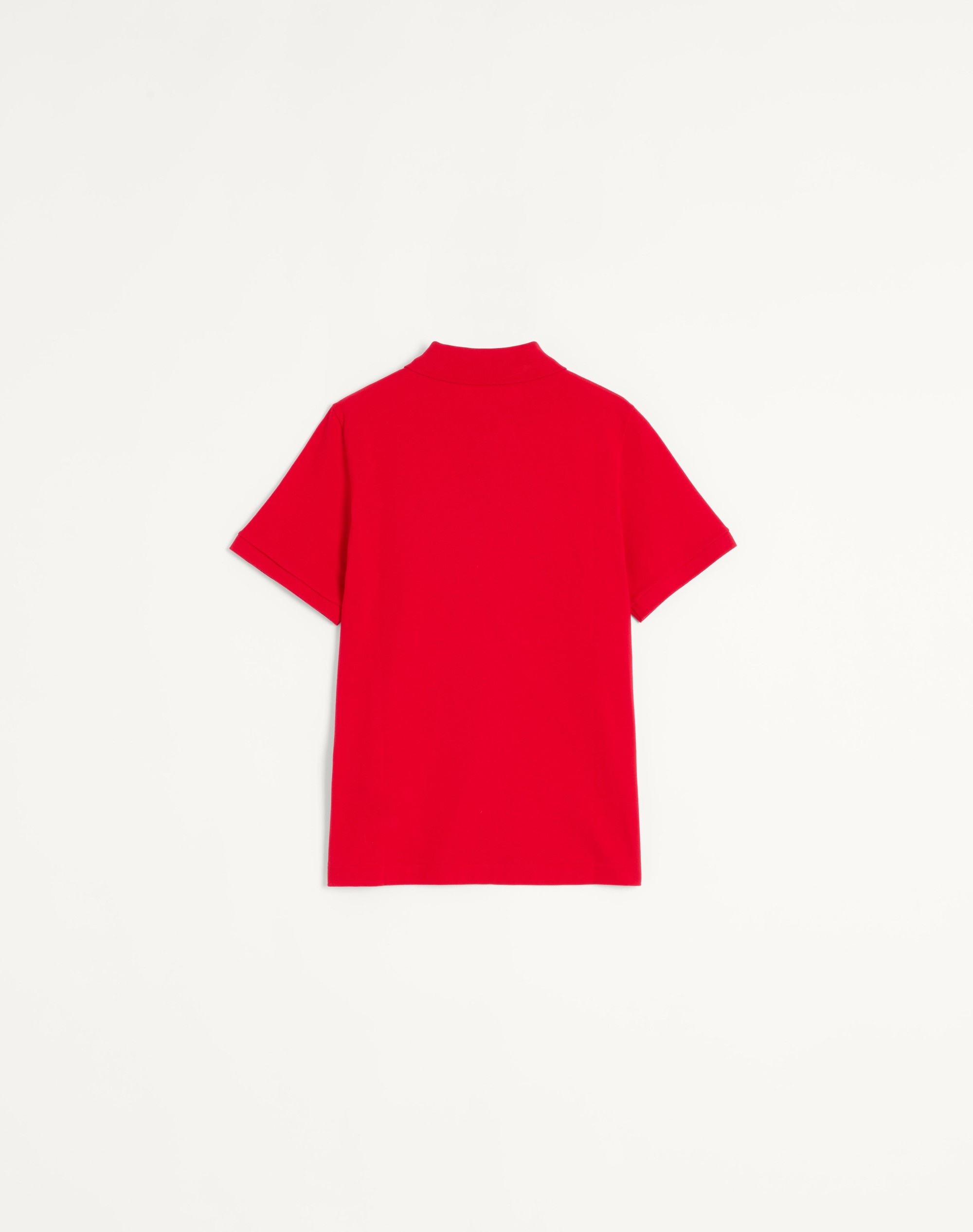 COTTON PIQUÉ POLO SHIRT WITH VLOGO EMBROIDERY - 2