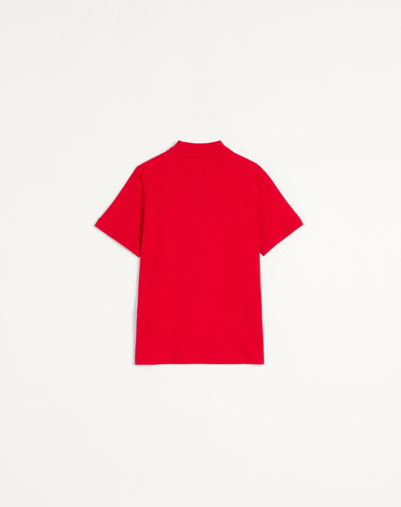 Valentino COTTON PIQUÉ POLO SHIRT WITH VLOGO EMBROIDERY outlook