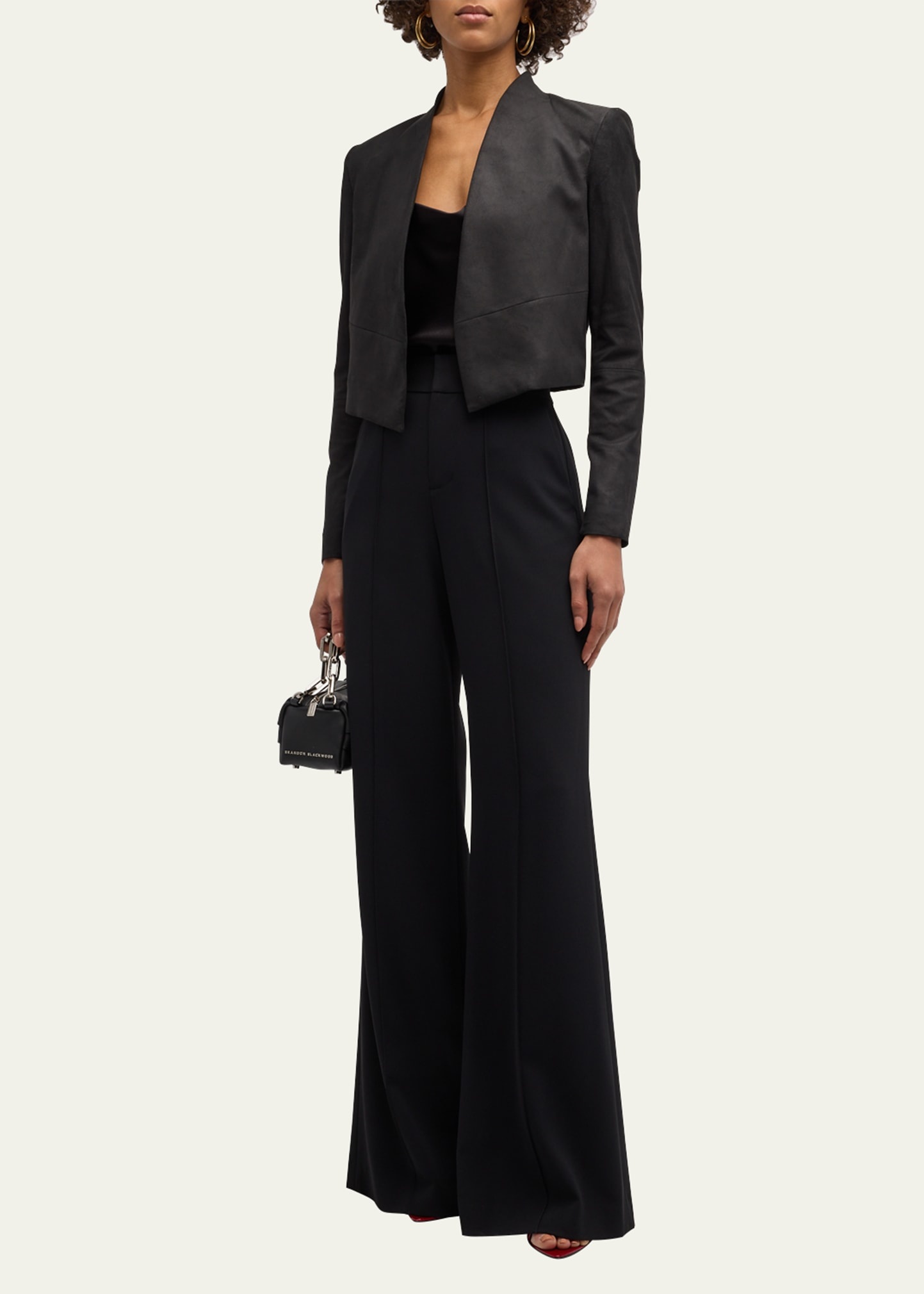 New Harvey Suede Open-Front Jacket - 2