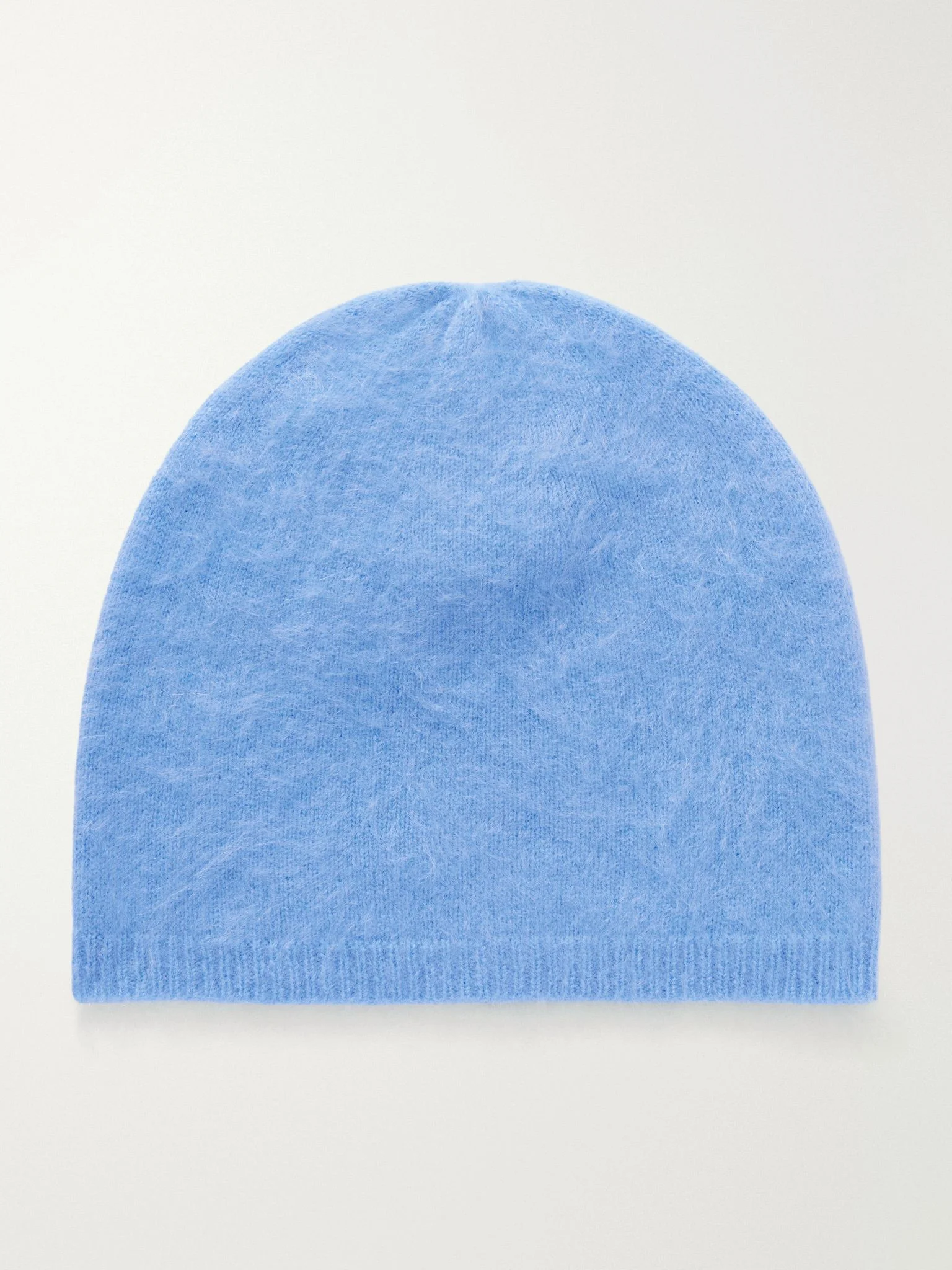 Brushed-cashmere beanie Blue - 1