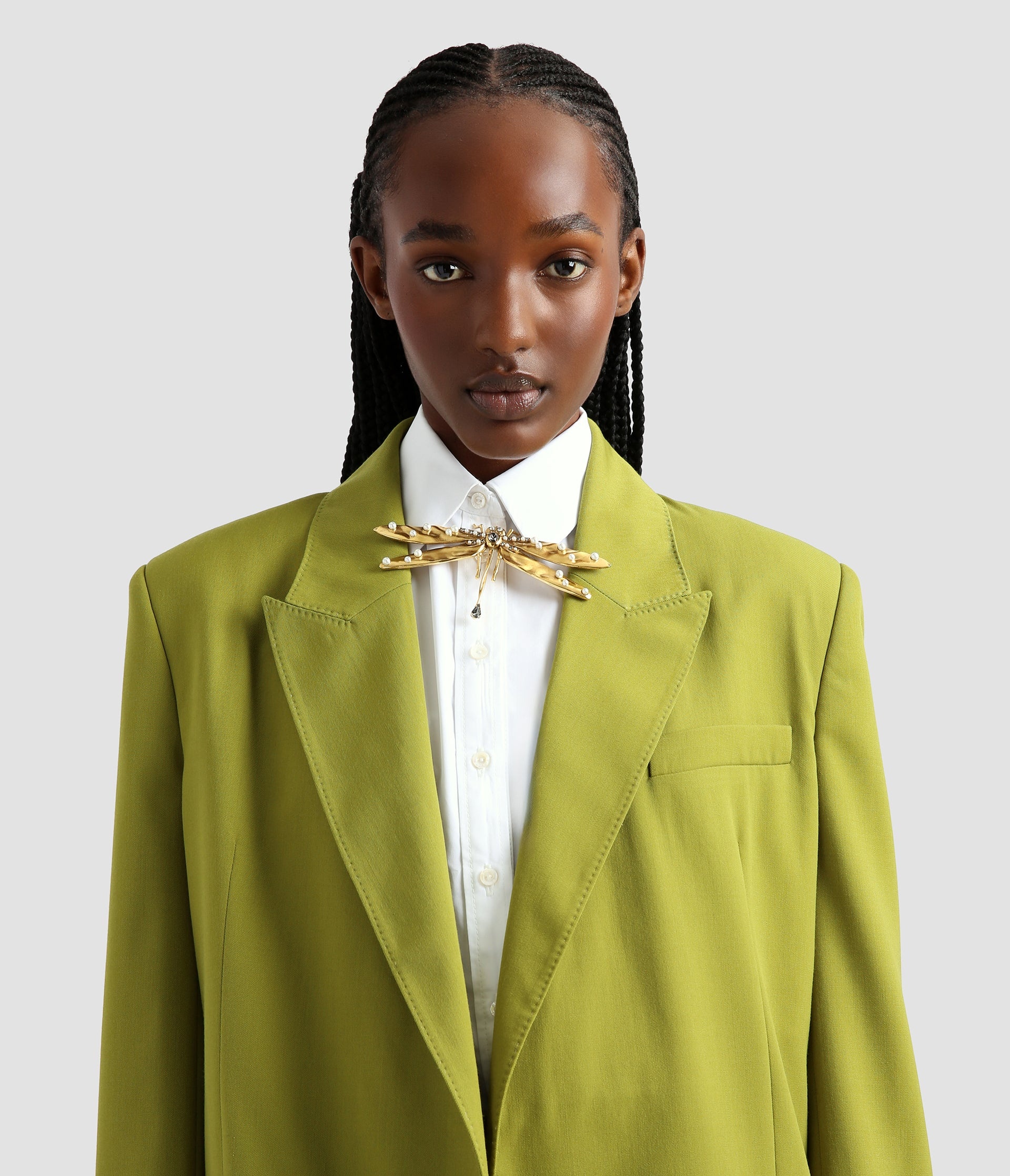BELTED WRAP BLAZER - 3