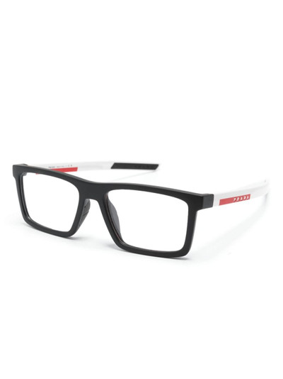 Prada Linea Rossa square-frame glasses outlook
