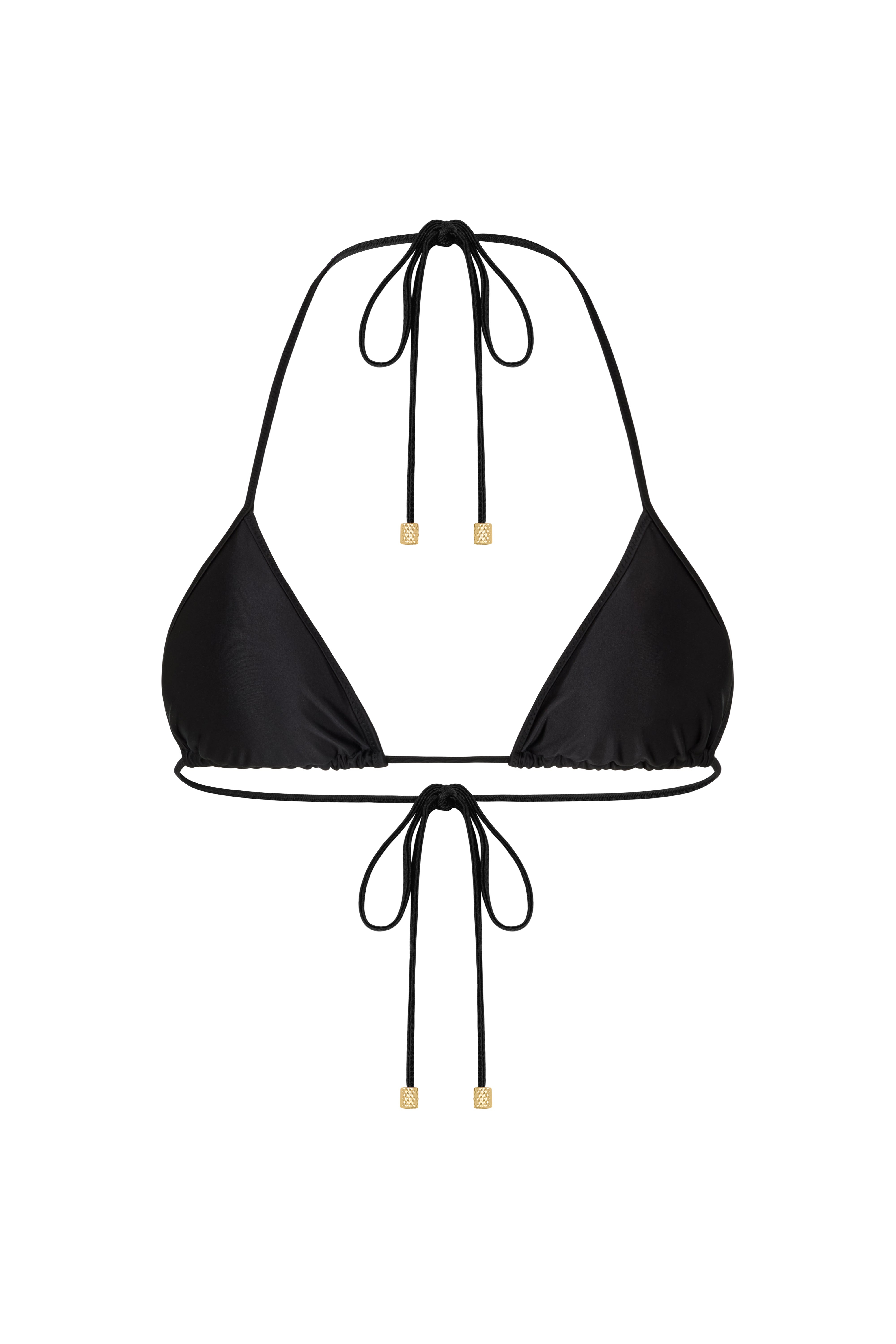 LOTTA Nero Gloss - Triangle Bikini Top - 2