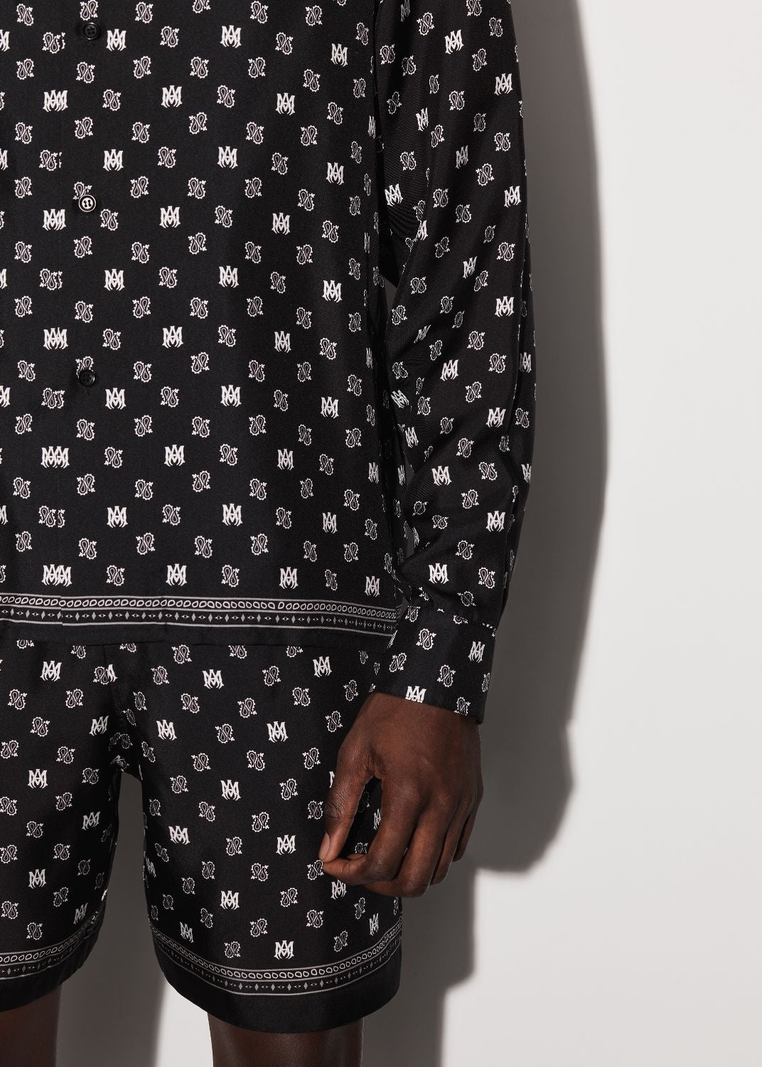 MA REPEAT LOGO LS CAMP SHIRT - 4