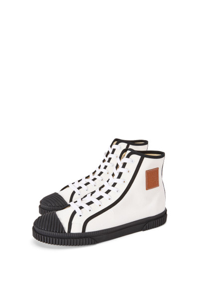 Loewe High top sneakers in canvas outlook