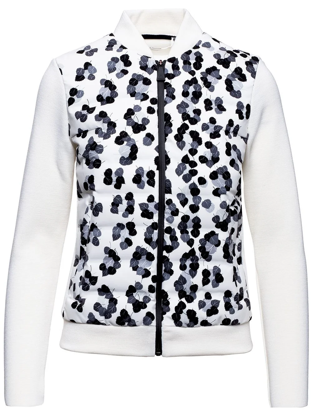 Dale of Aspen panelled leopard-print knitted jacket - 1