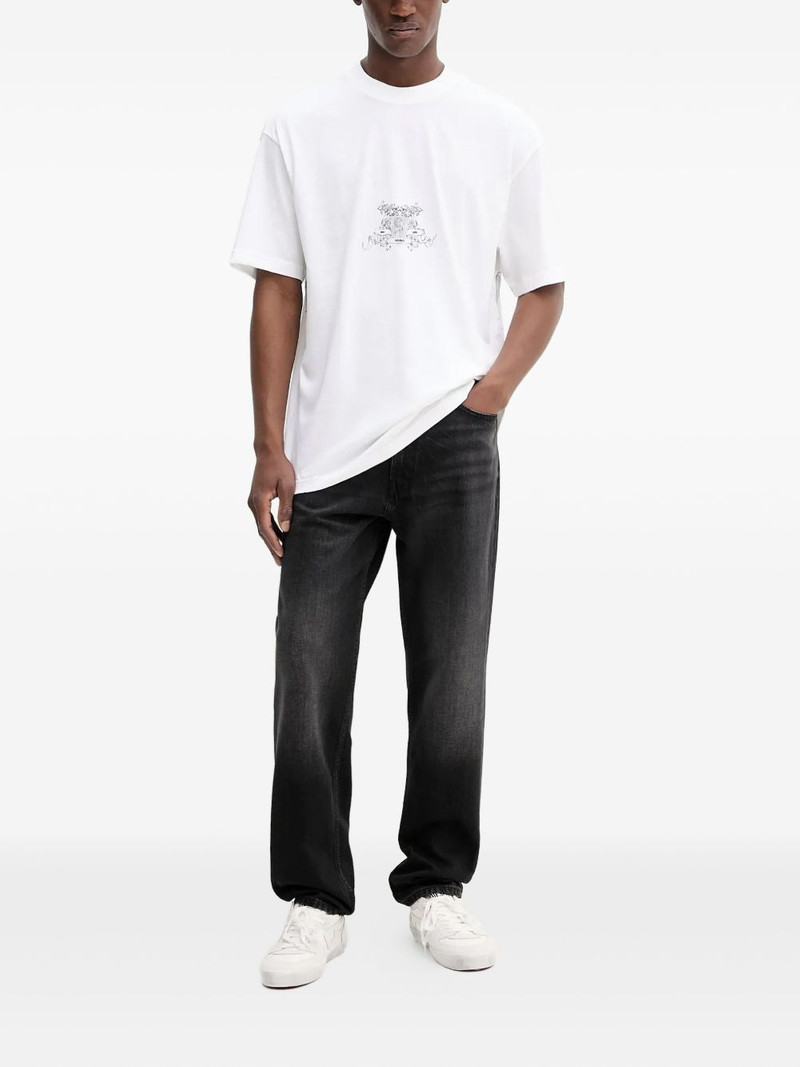 HUGO logo-patch cotton jeans outlook