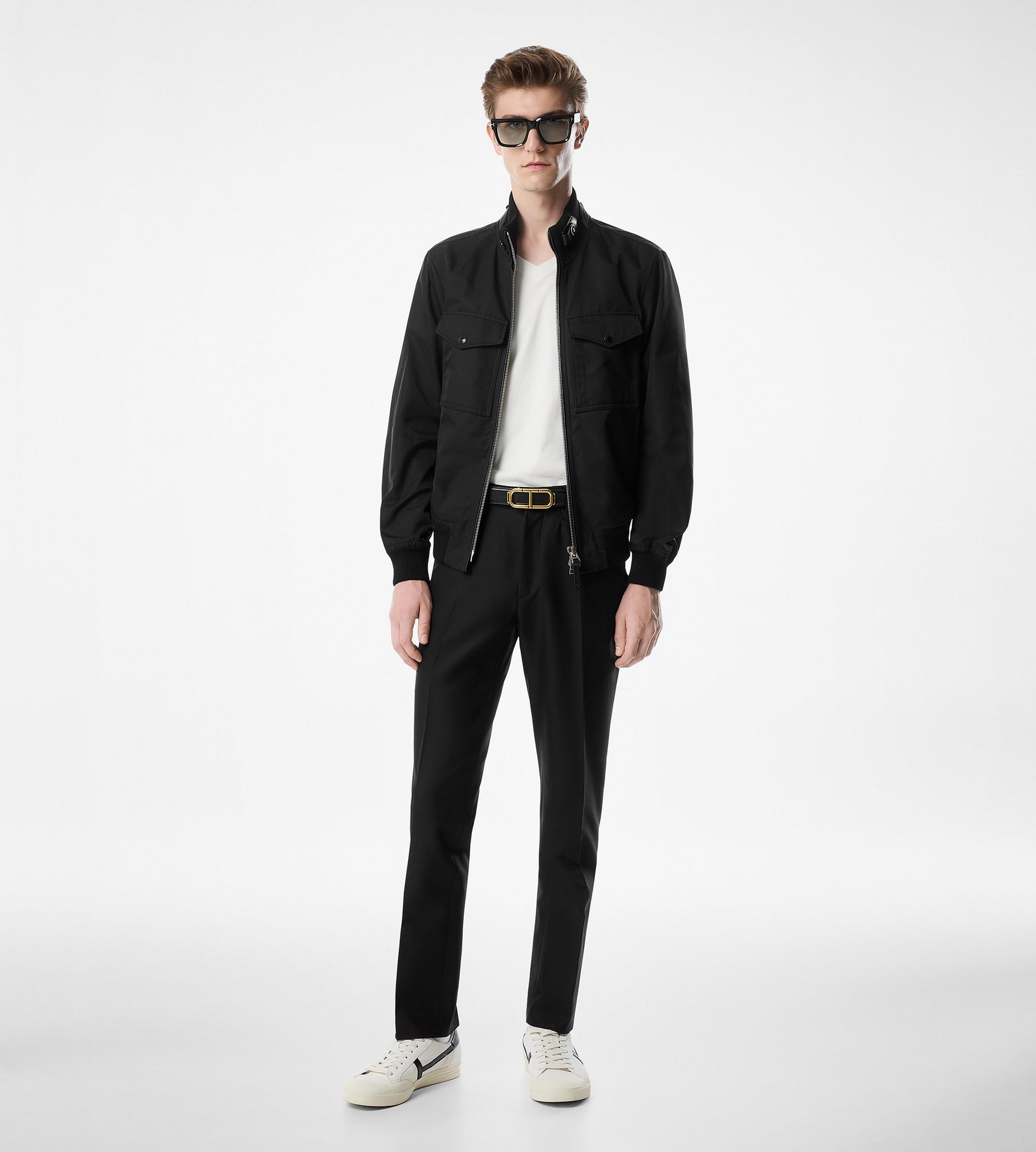 COTTON SILK TWILL BOMBER - 2