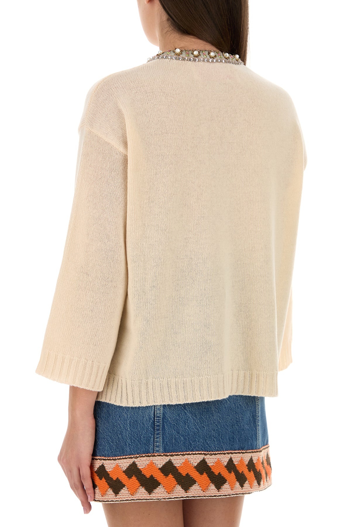 Cream wool sweater - 4