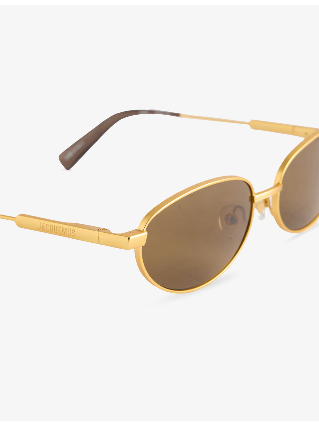 The Alba Oval-Frame Stainless-Steel Sunglasses - 2