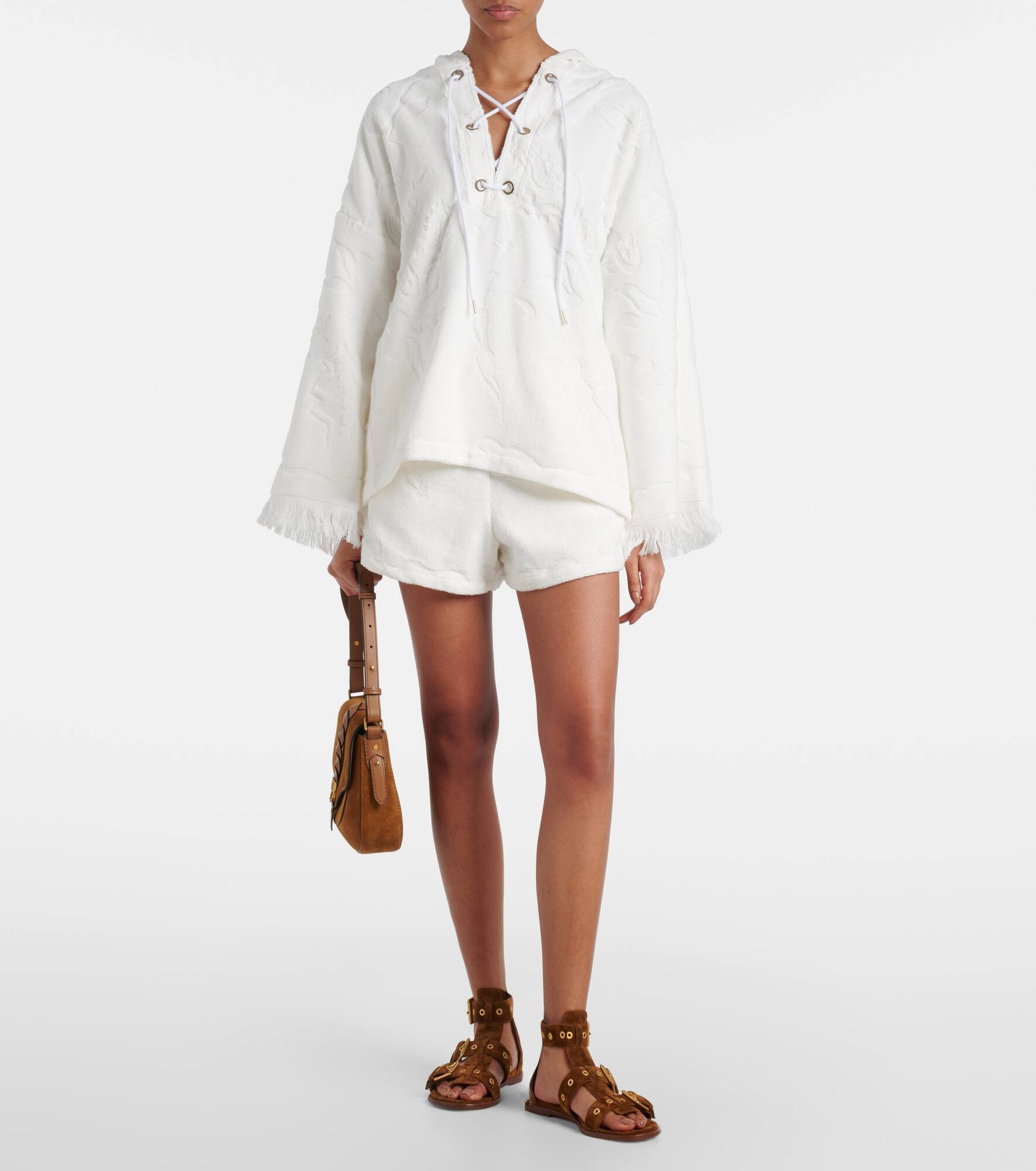Cosy Towelling cotton shorts - 2