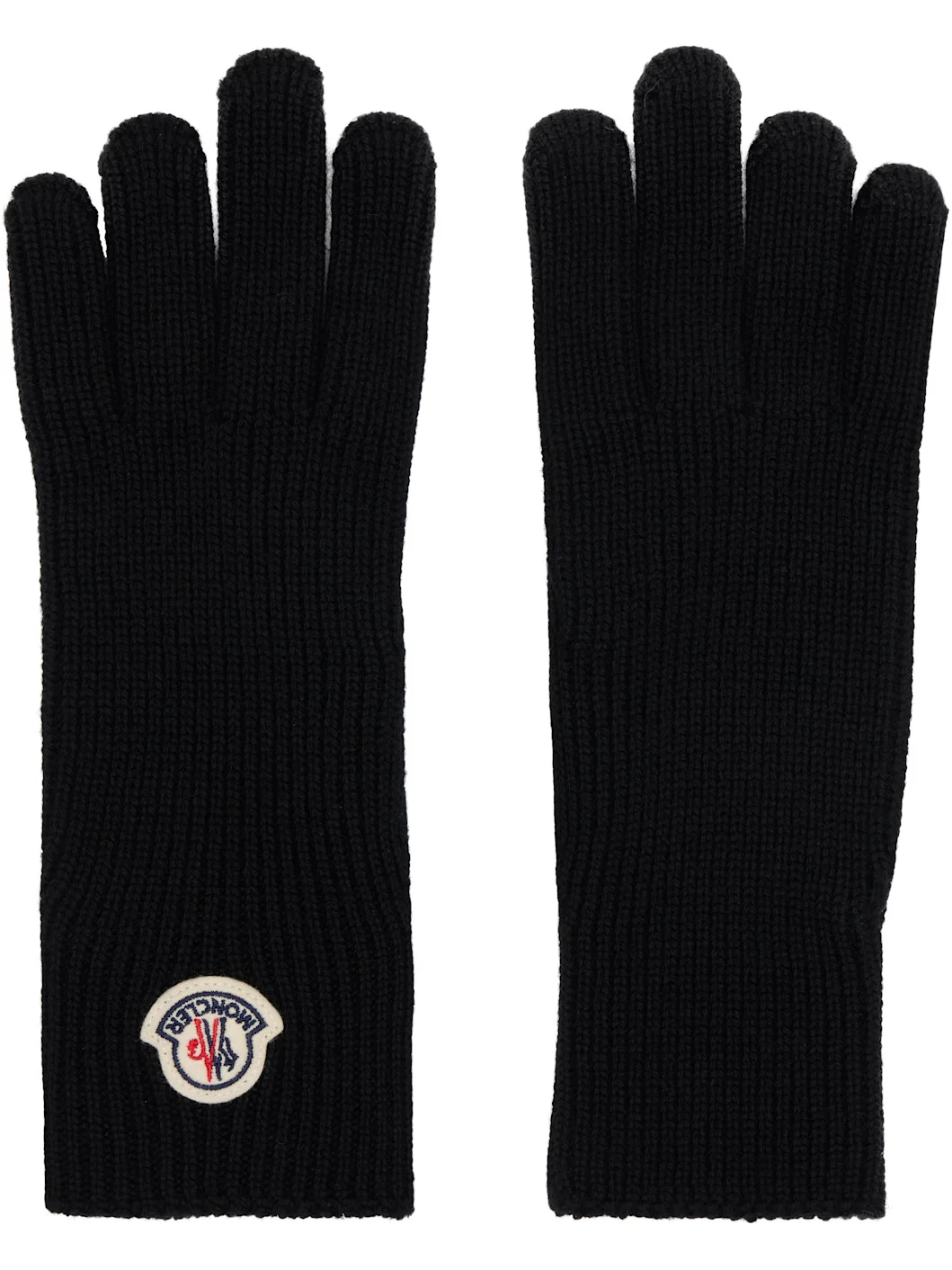 Black Wool Gloves - 1