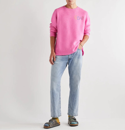 The Elder Statesman Embroidered Cashmere Sweater outlook