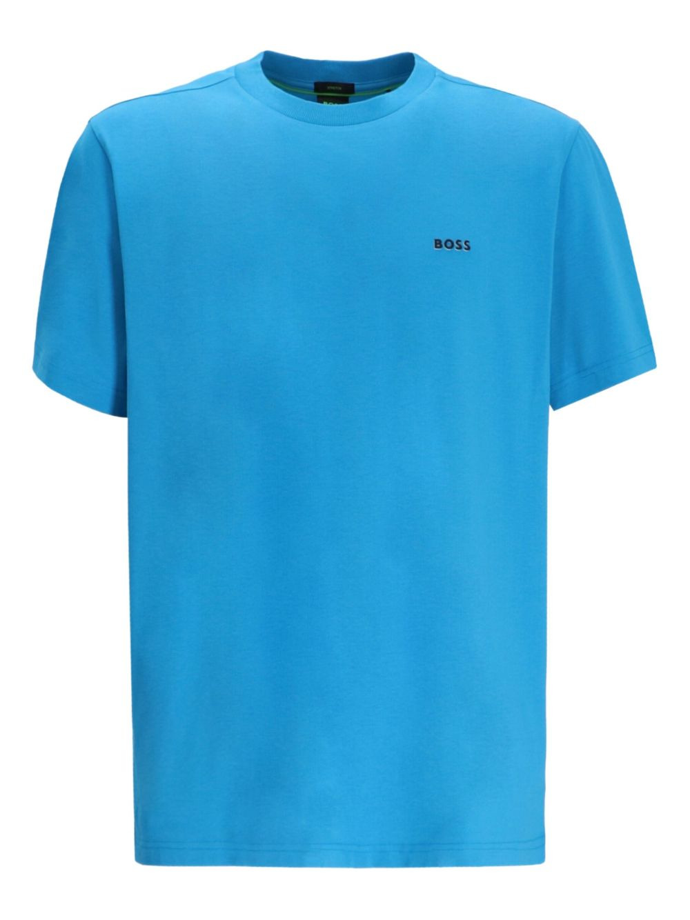 logo-embroidered crew-neck T-shirt - 1