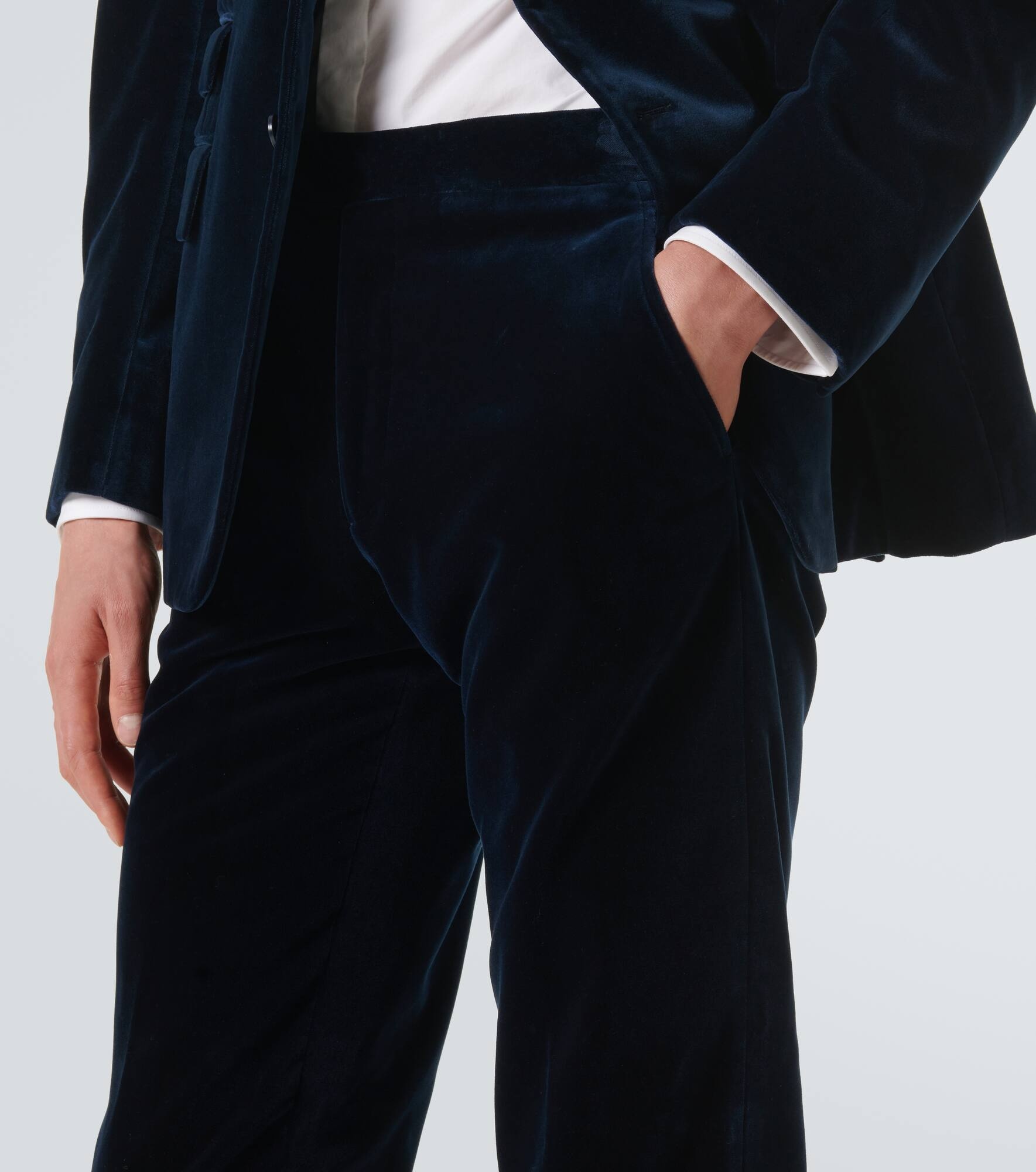 Cotton straight pants - 5