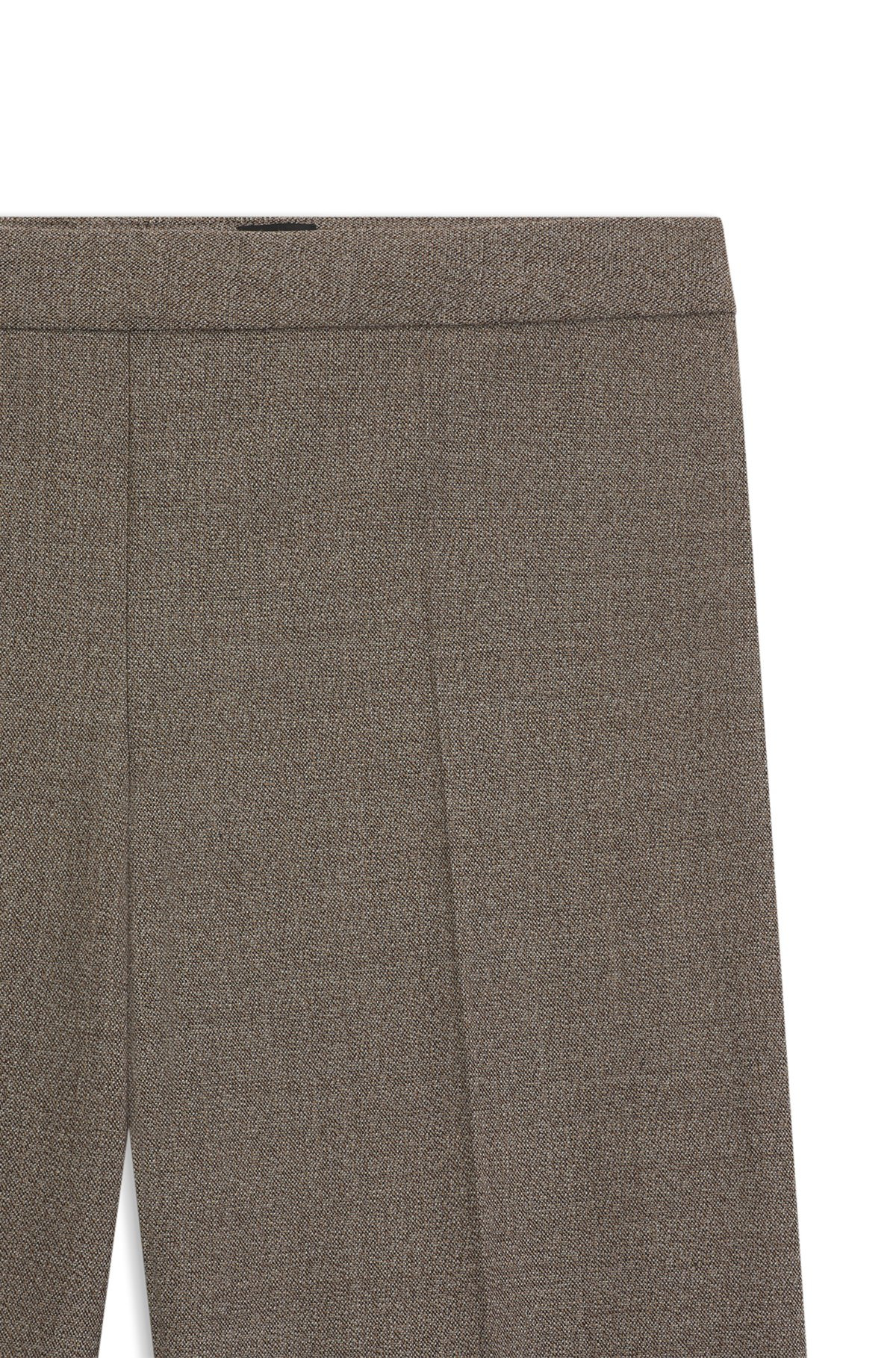 REGULAR-FIT PANTS IN A MICRO-PATTERN WOOL BLEND - 6