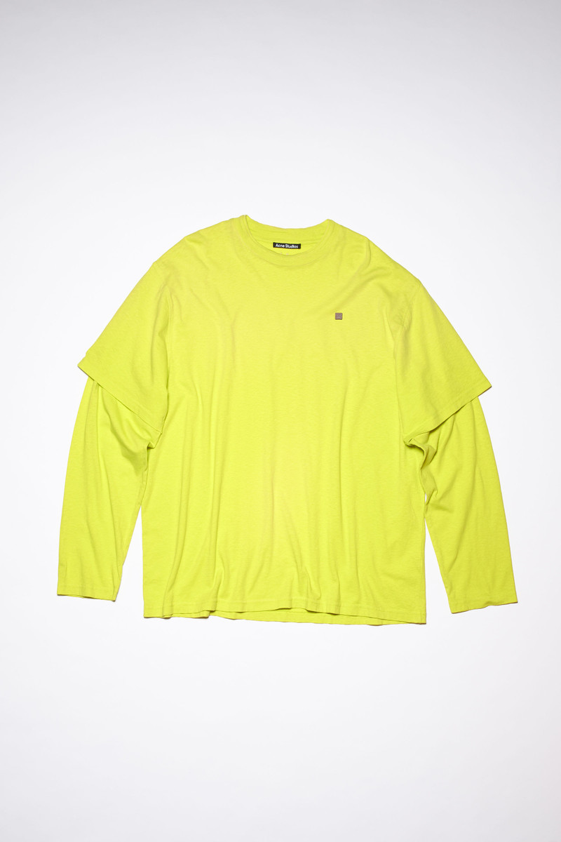 Long sleeve t-shirt - Lemon yellow 1