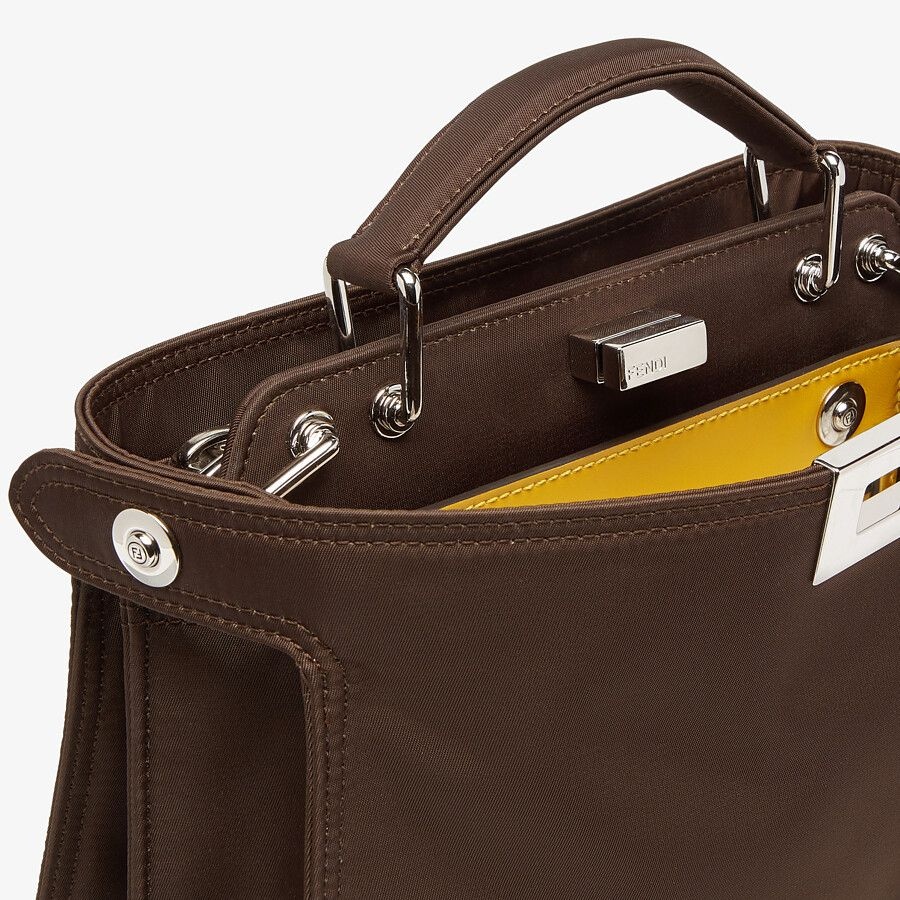 Dark brown nylon bag - 6