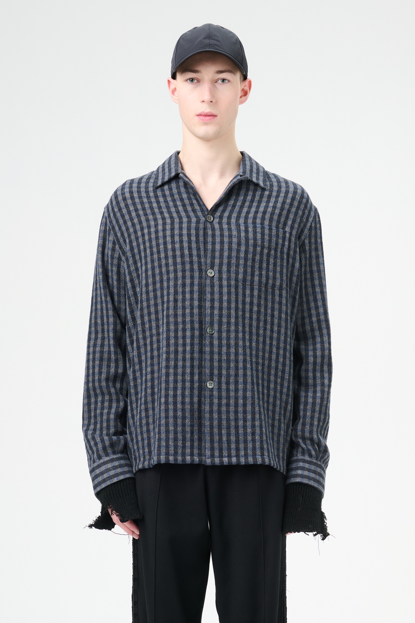 Heusen Shirt Principal Check Rural Wool - 3