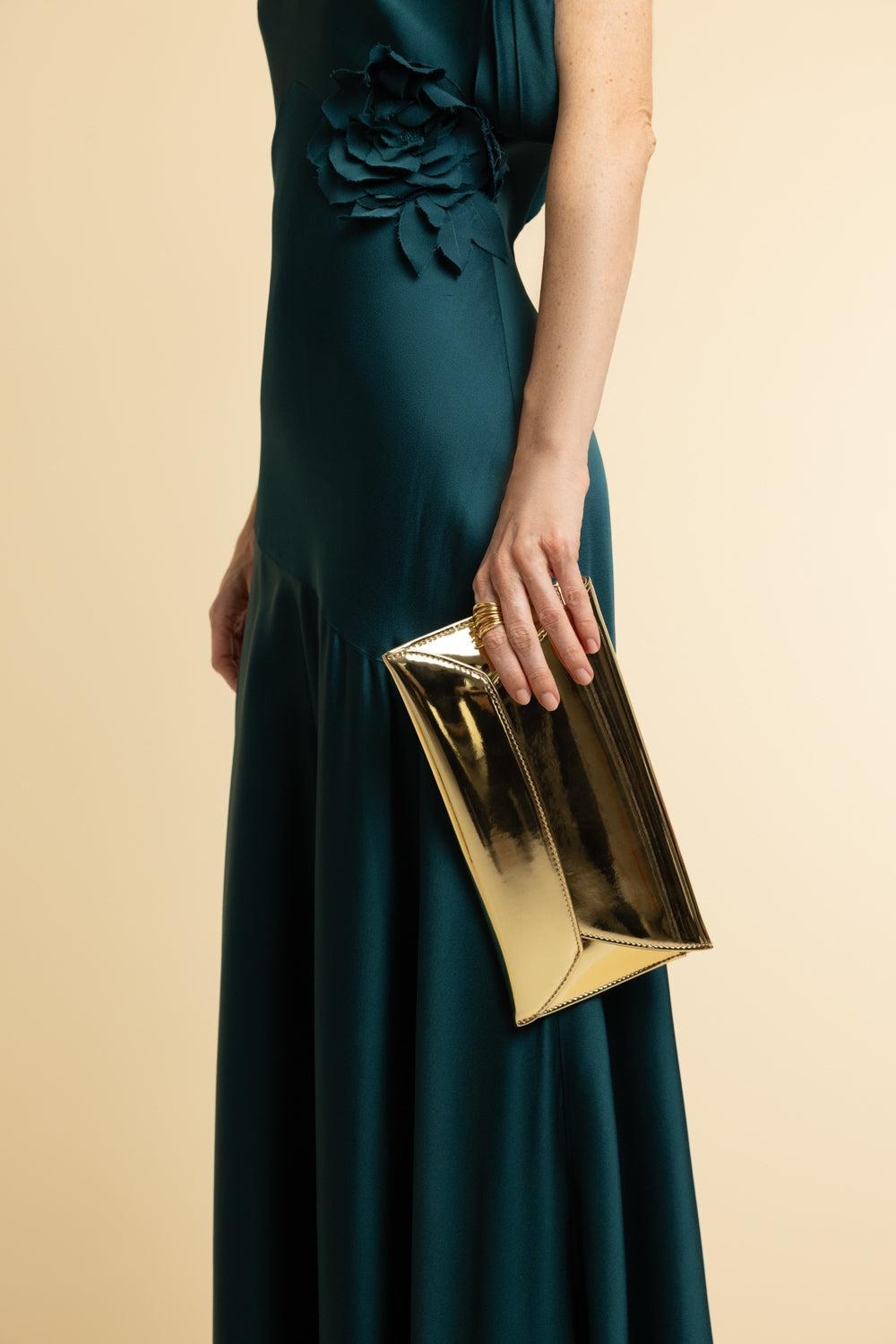 Envelope Clutch - Soft Gold - 2