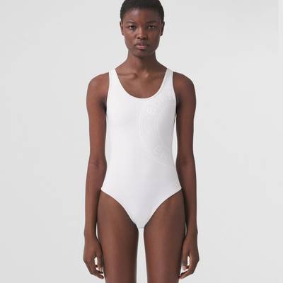 Burberry Logo Graphic Stretch Nylon Swimsuit outlook