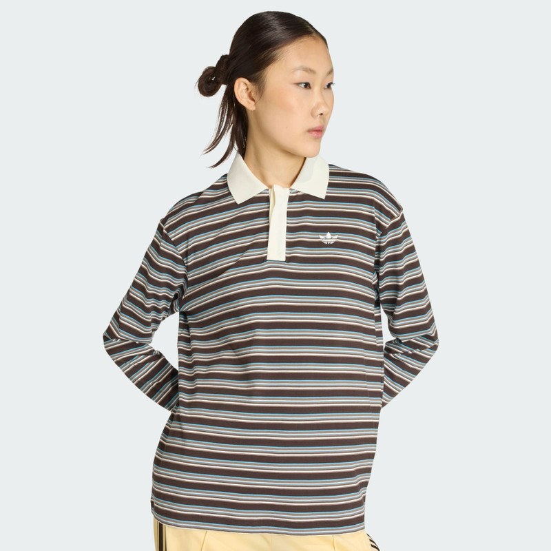 STRIPED OVZD LS POLO Shirt 6