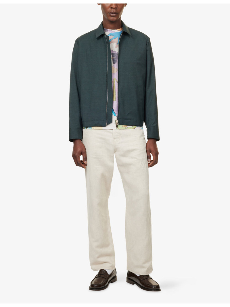 Paul Smith Long-Sleeve Collared Wool Jacket outlook