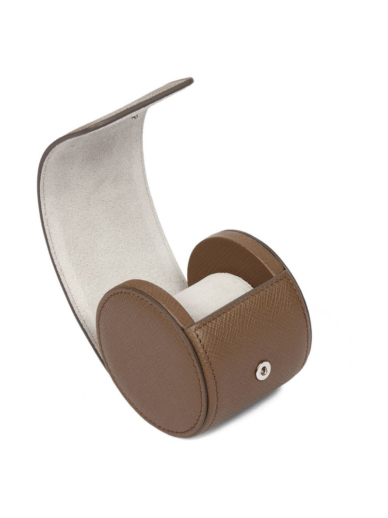 Smythson Panama leather single watch roll outlook