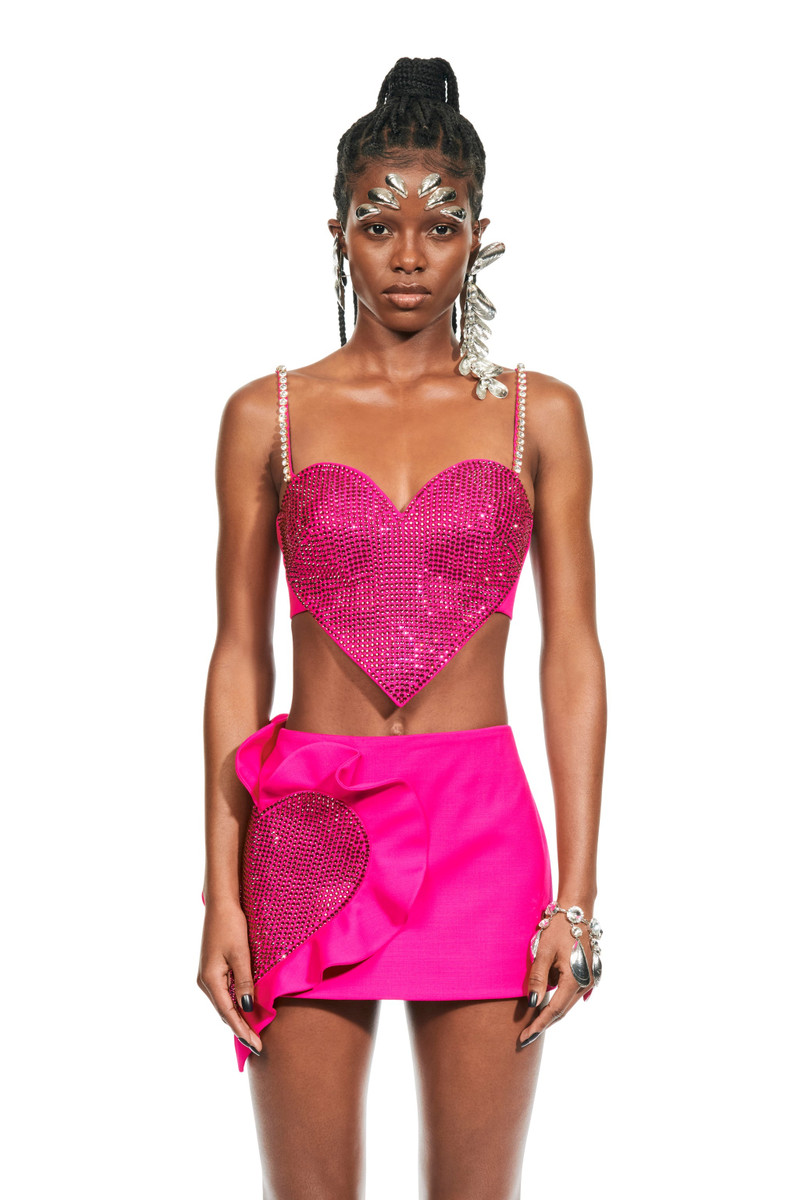 AREA CRYSTAL TRIM HEART TOP outlook
