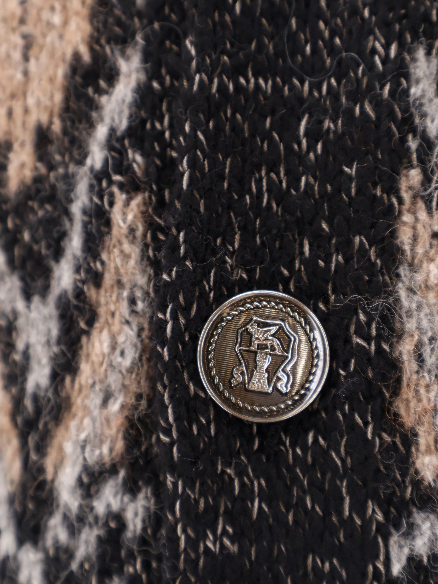 WOOL, SILK AND CASHMERE CARDIGAN - 3