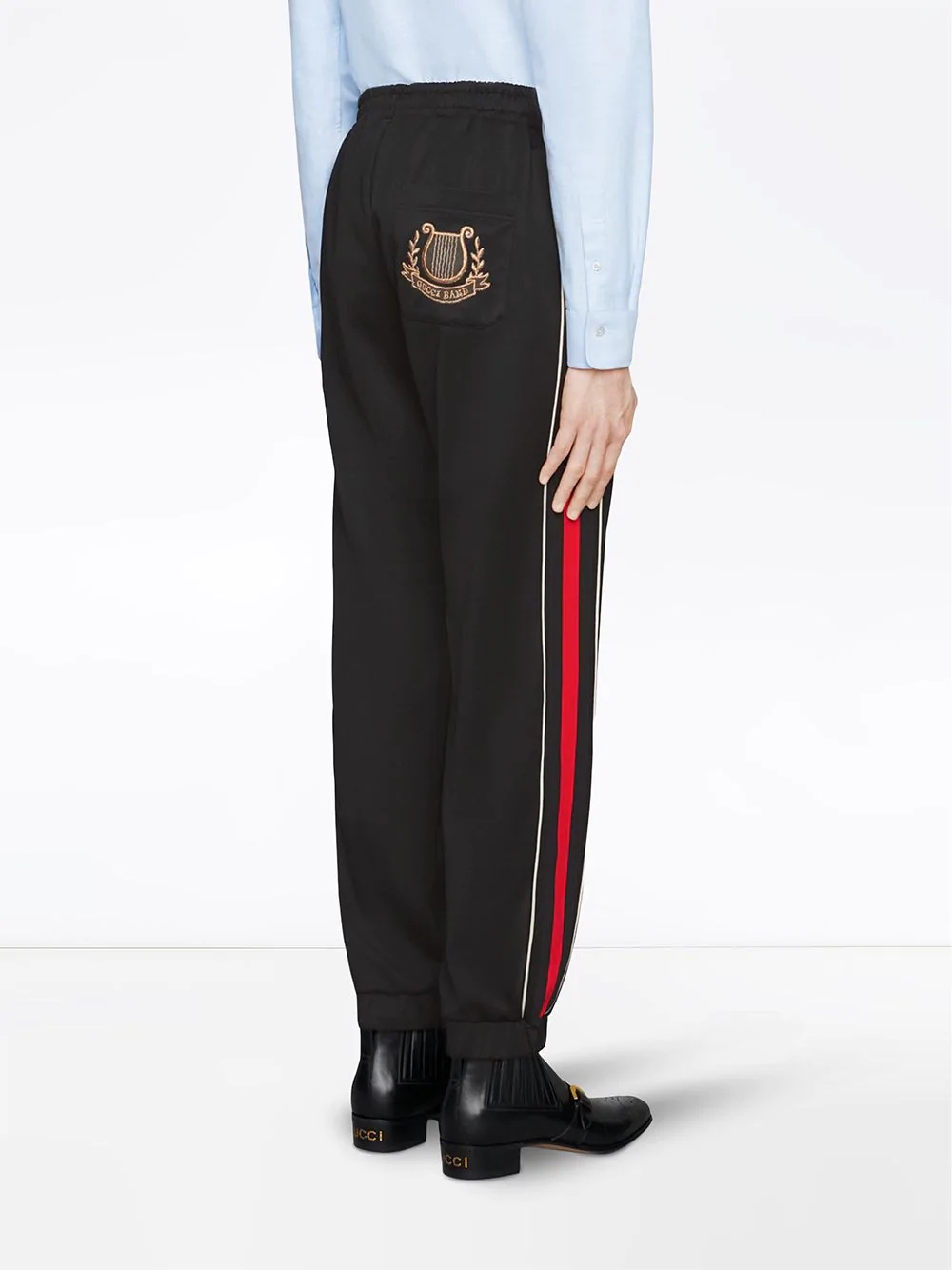 Jogging pant with lyre patch - 4