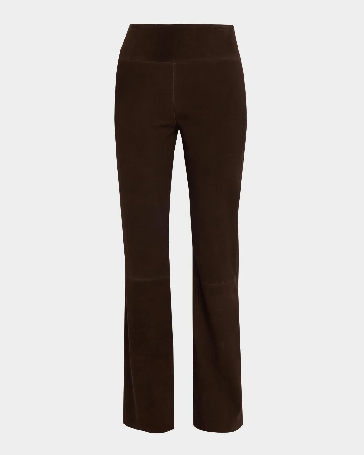 Madi Straight-Leg Suede Pants - 1