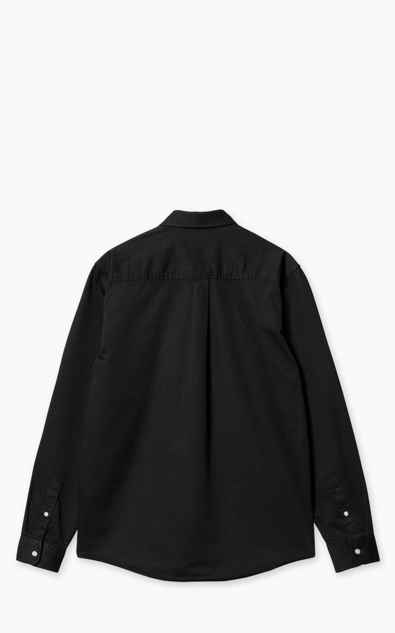 L/S MADISON SHIRT BLACK/WAX - 3