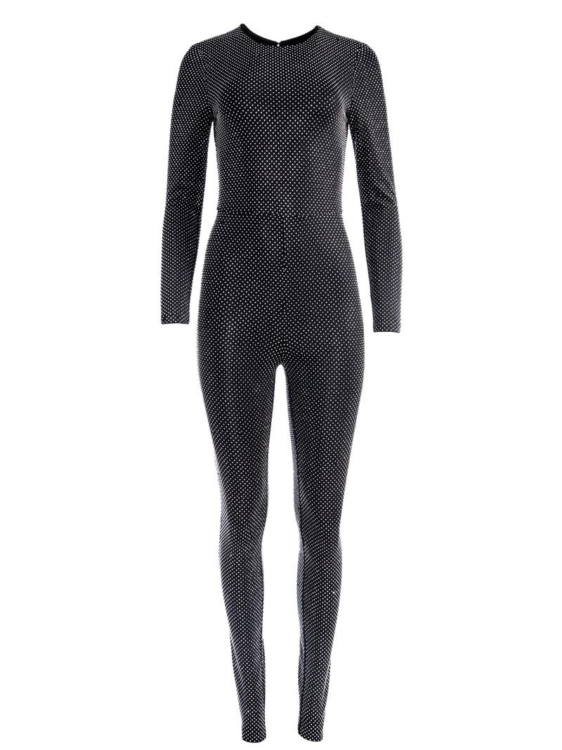 FREDDIE CREWNECK EMBELLISHED CATSUIT 1