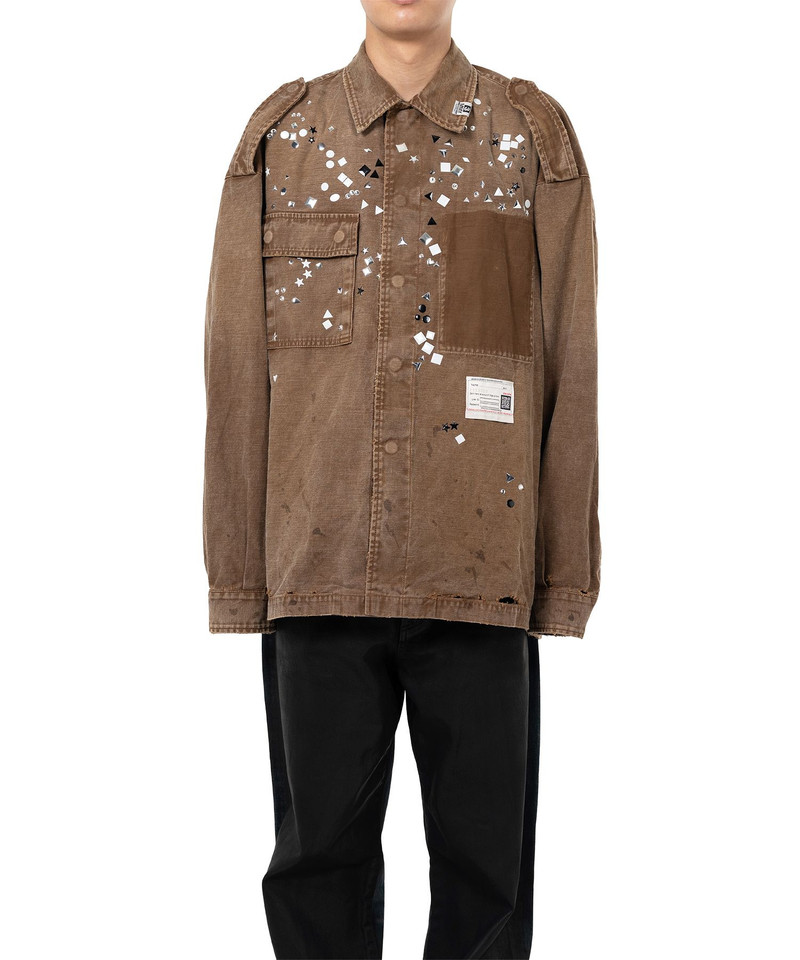Maison MIHARAYASUHIRO Embellished Military Shirt outlook