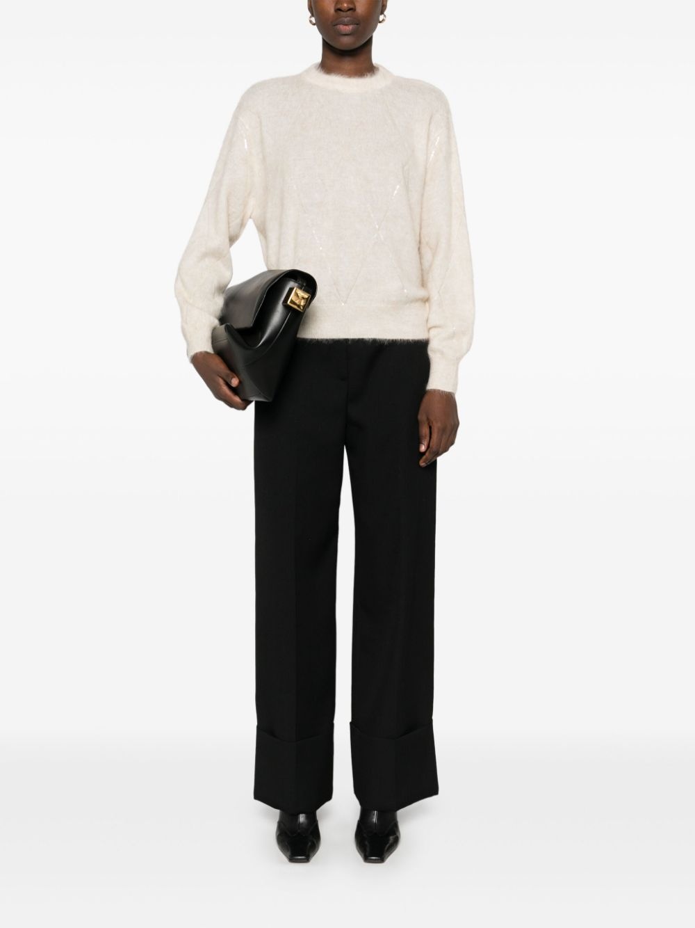 sequin-embellished sweater - 2