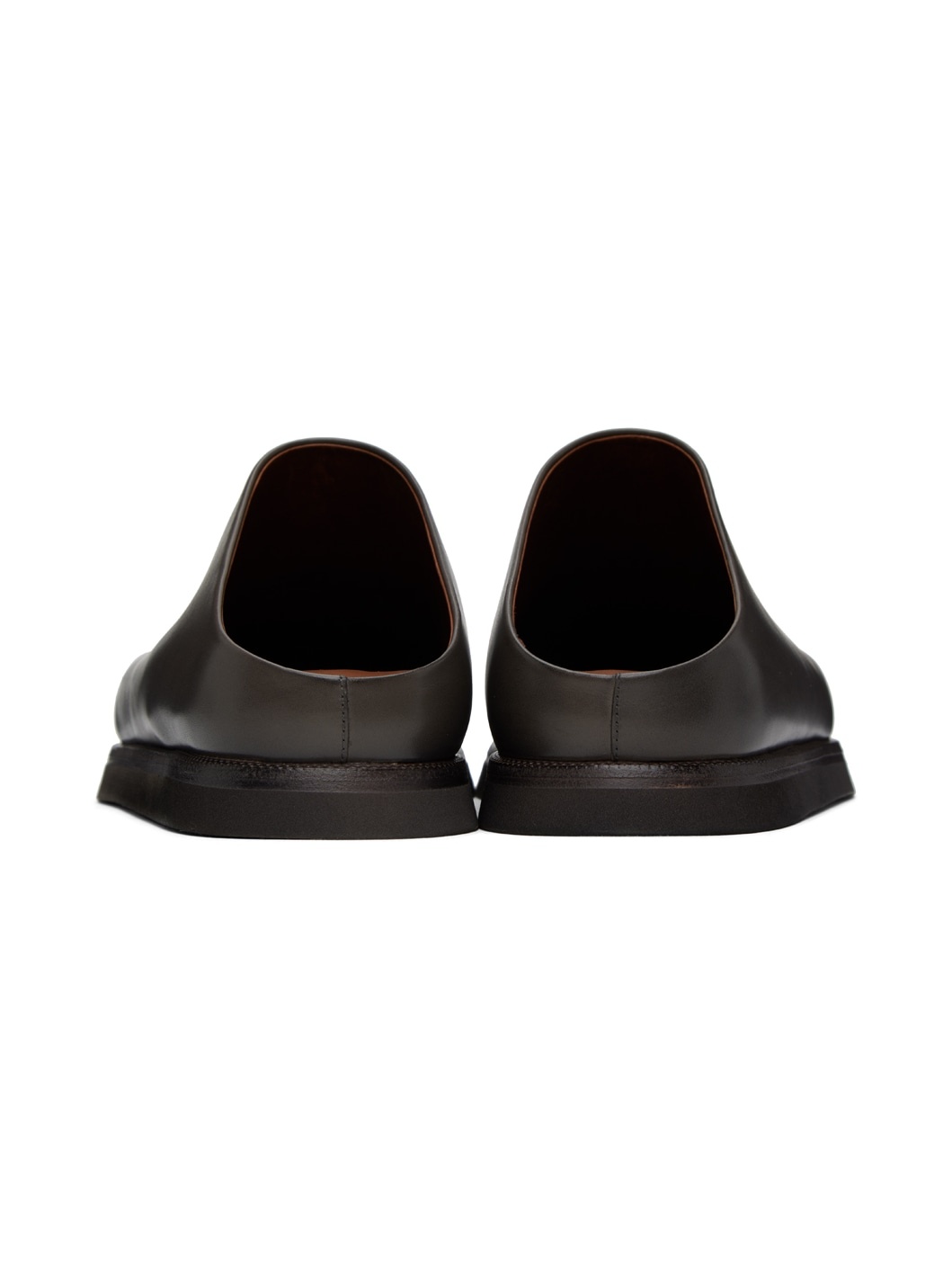 SSENSE Exclusive Brown Sabot Loafers - 2