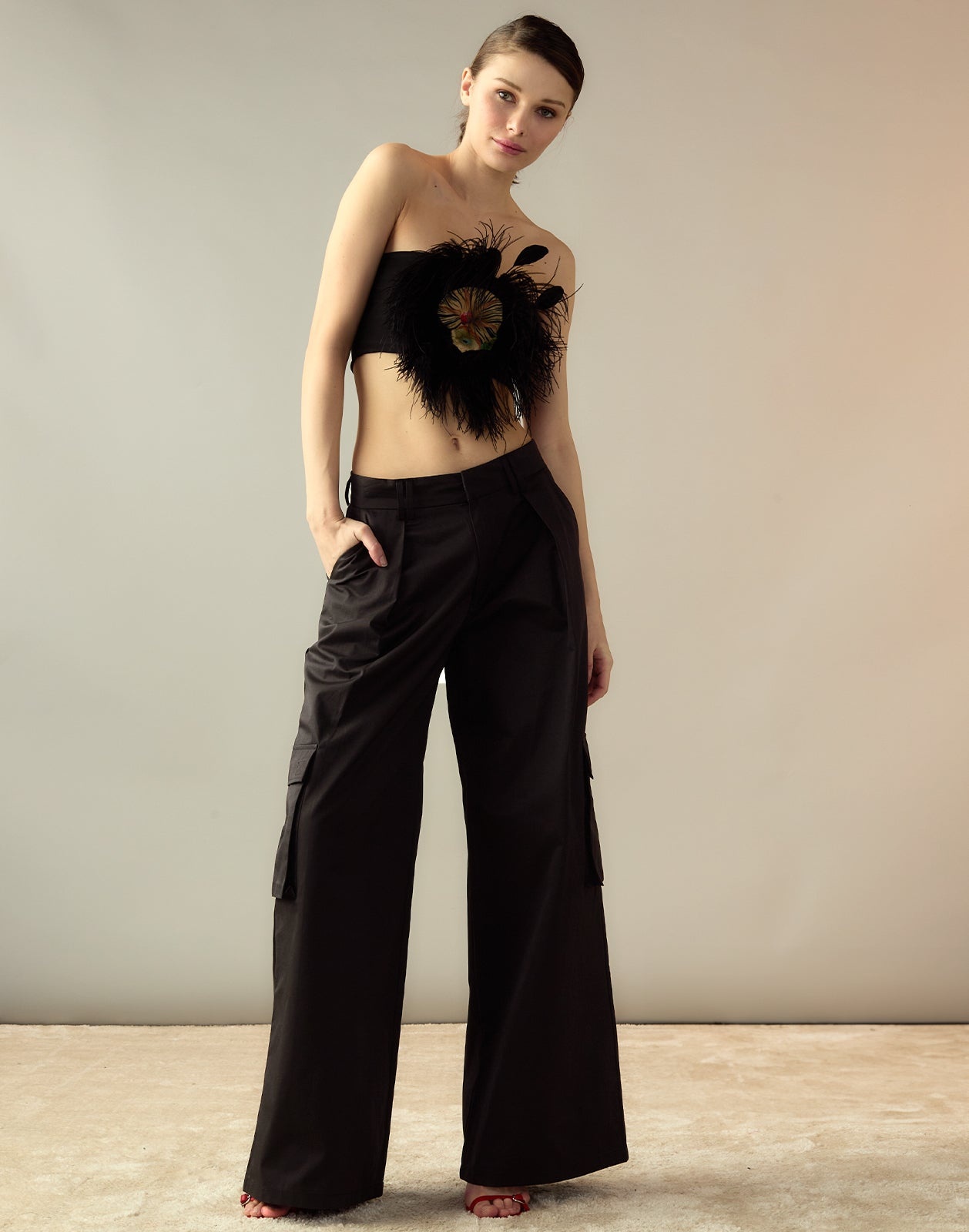 Marbella Cotton Cargo Pant - 3