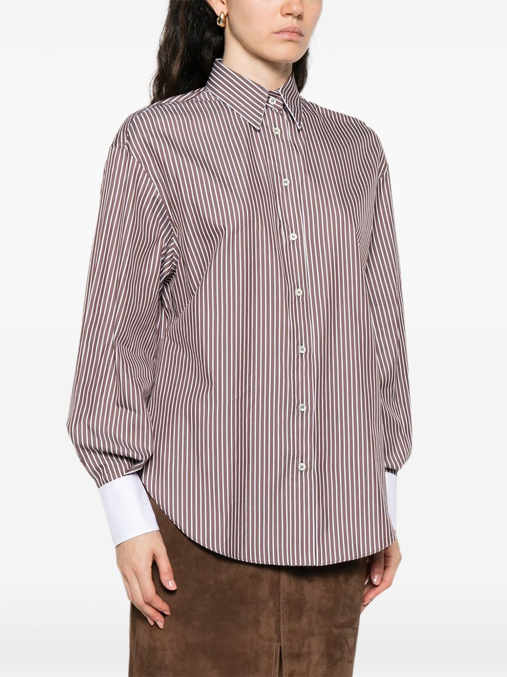 striped long-sleeve shirt - 3