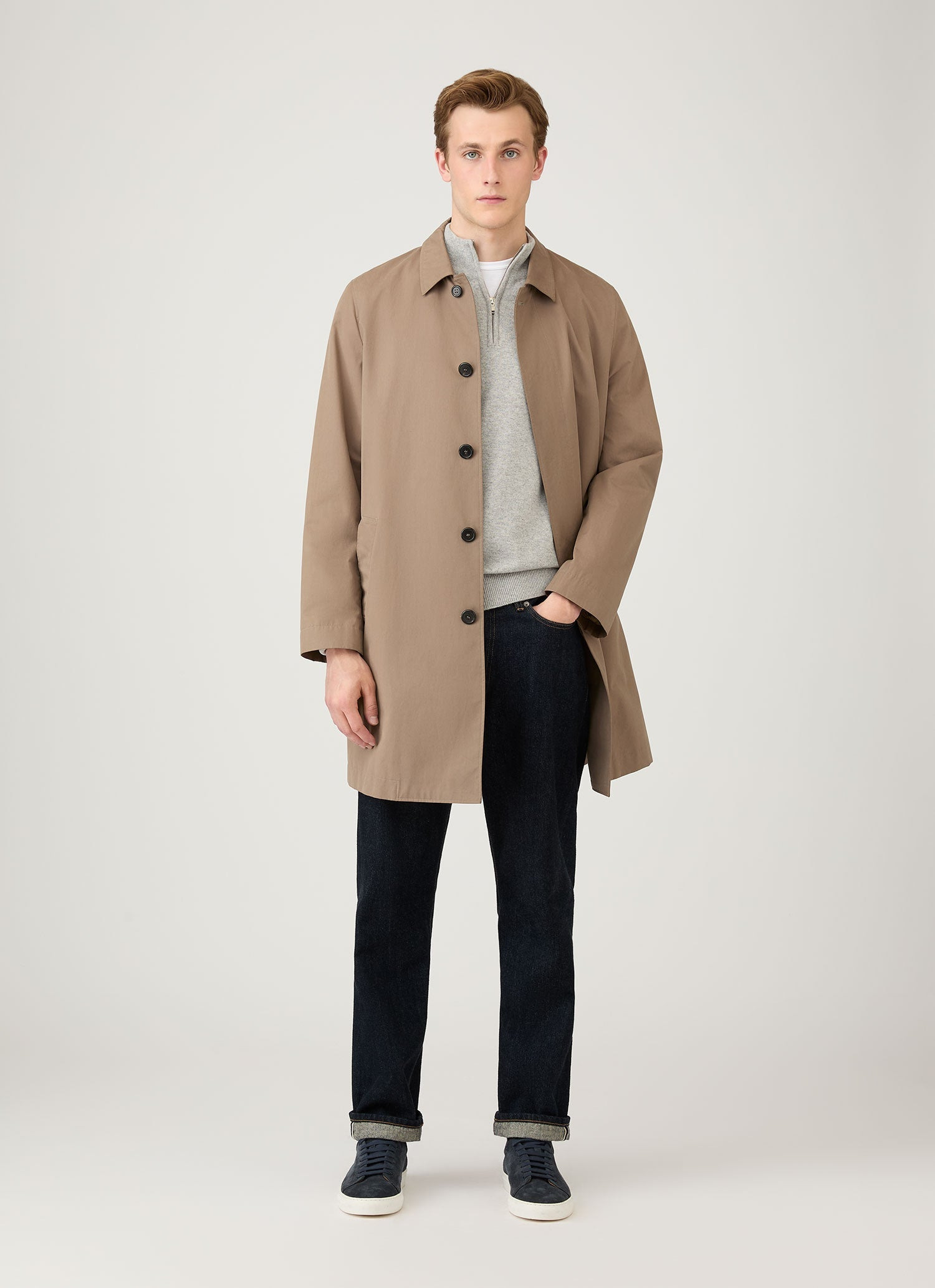 Cashmere Zip Neck Jumper - 3