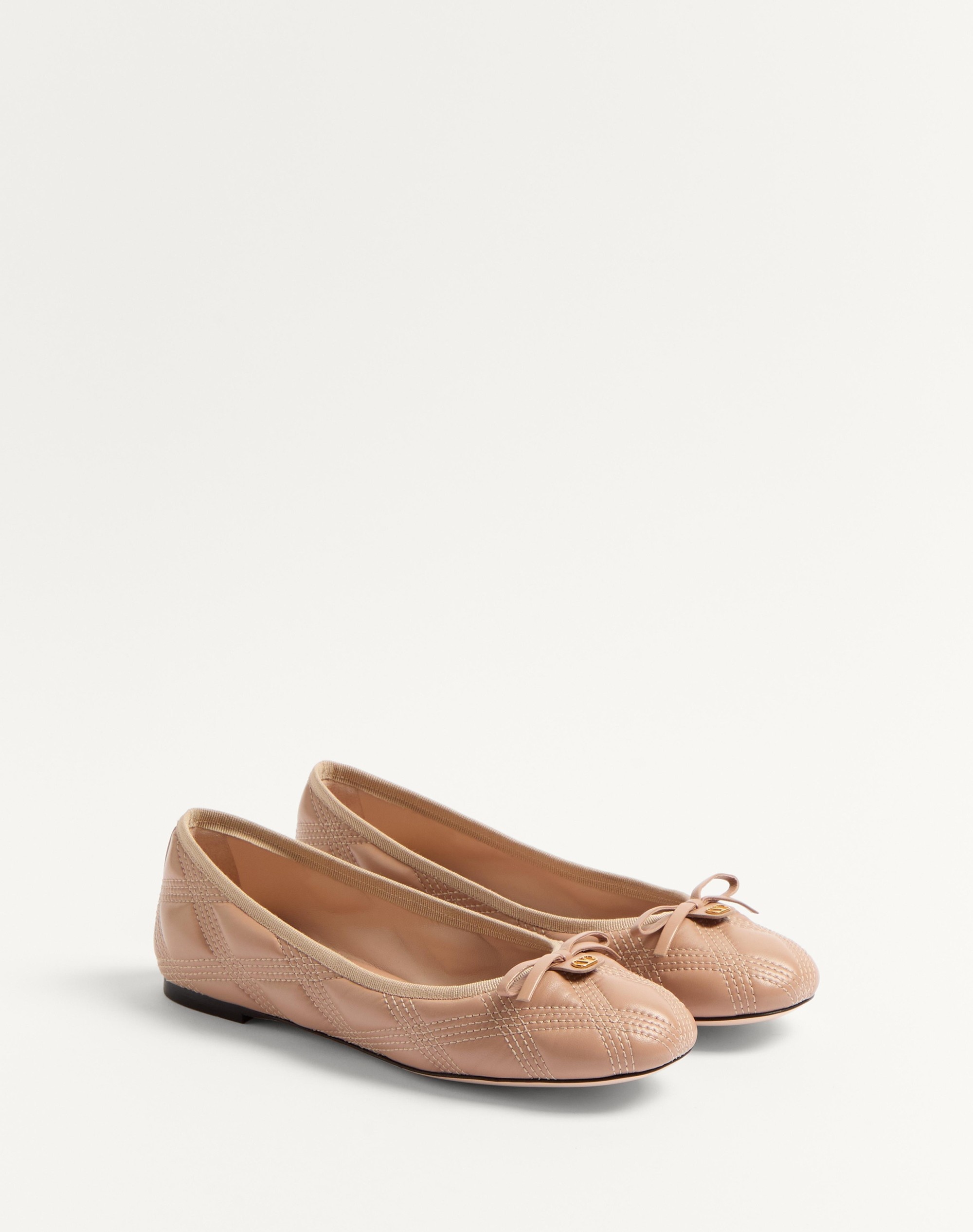 QUILTIE BALLERINA 67 IN QUILTED NAPPA LEATHER - 3