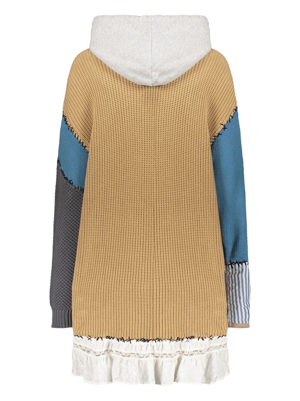 ribbed oversize sweatshirt - 2