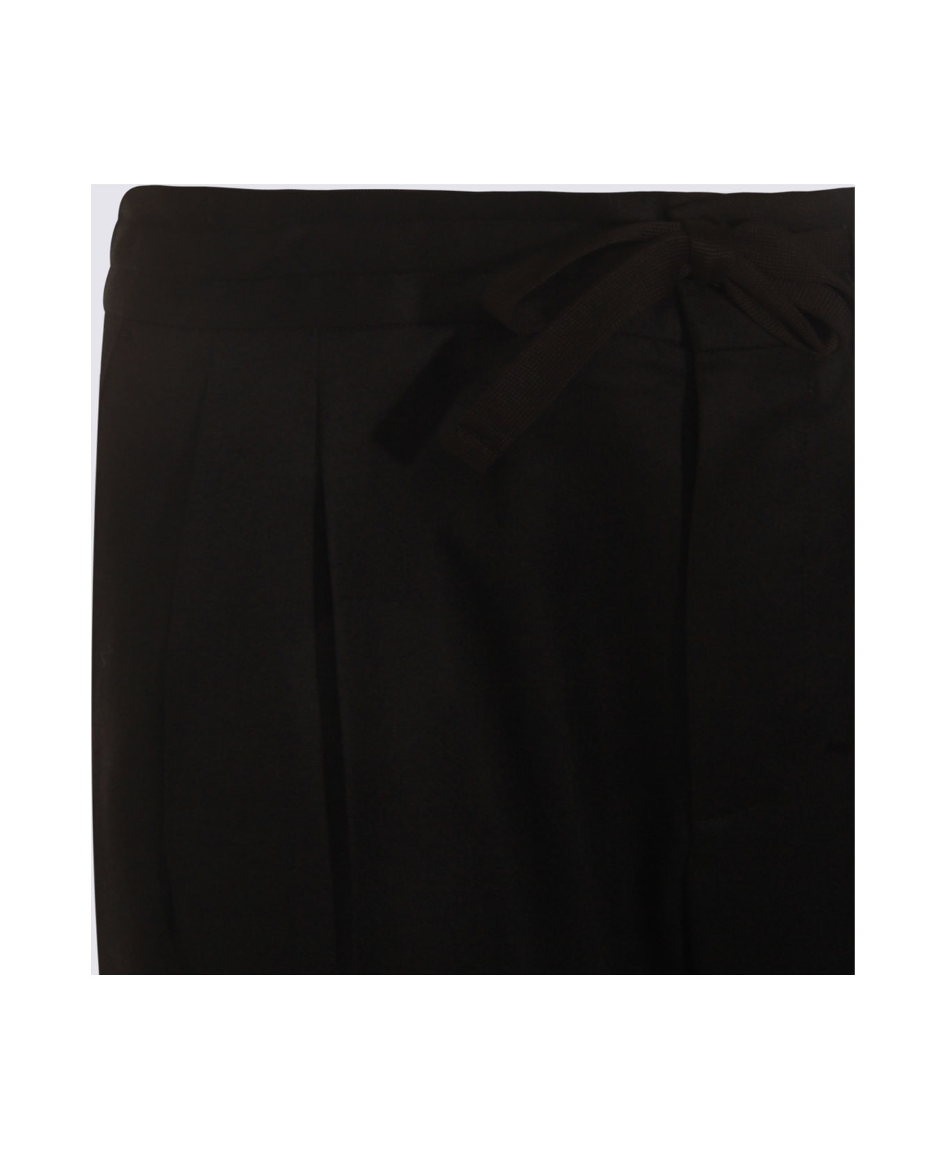 Black Wool Pants - 3
