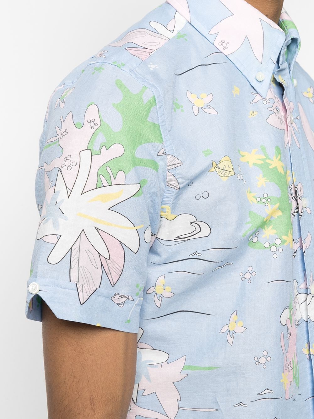 short sleeve Hawaiian shirt - 5